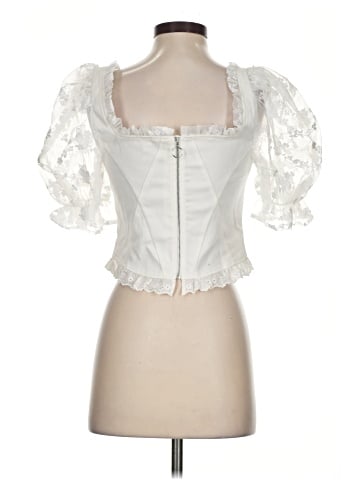 For Love & Lemons Short Sleeve Blouse (view 2)
