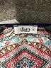 Glam 100% Polyester Paisley Blue Casual Dress Size M - photo 7