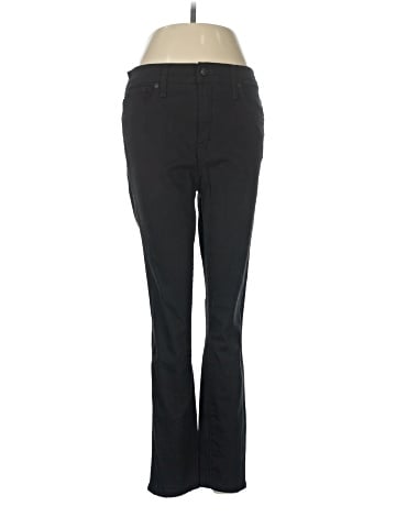 Madewell 9" Mid-Rise Skinny Jeans in ISKO Stay Black&trade; (view 1)