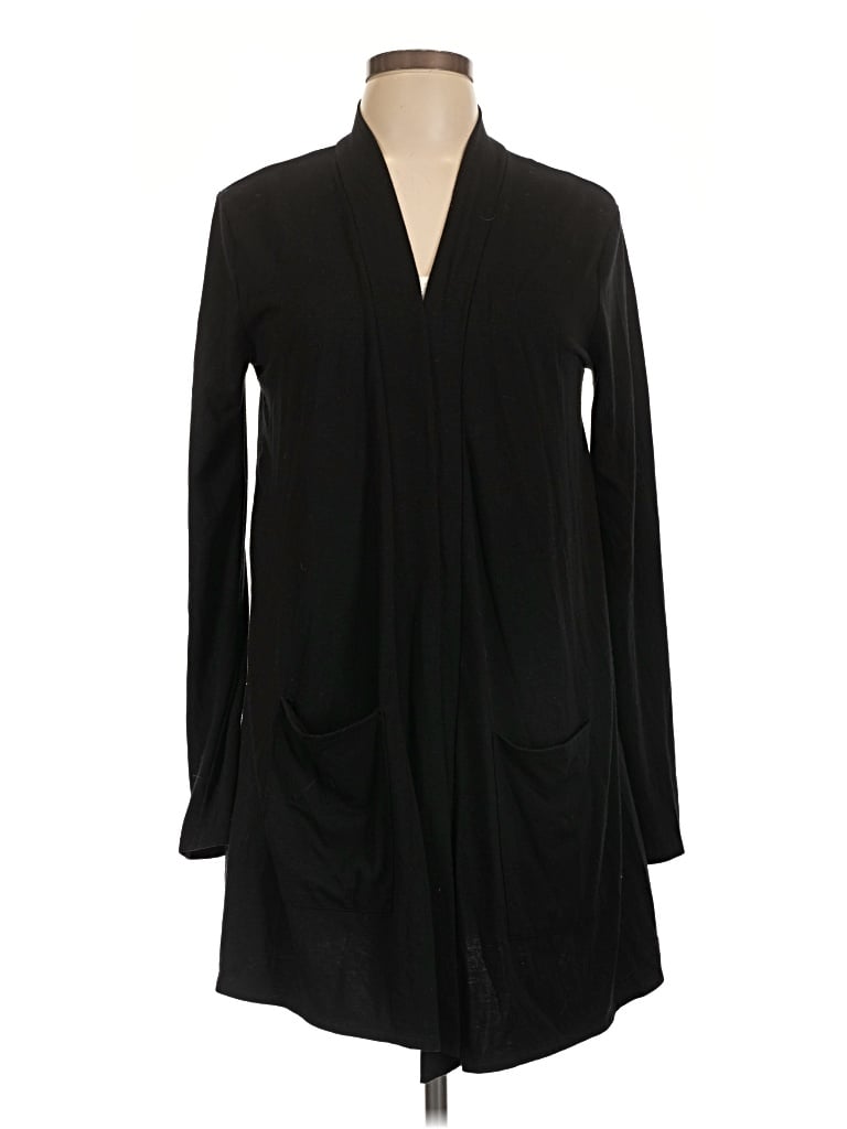 Pre-owned Zenana Cardigan Sweater In Black