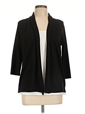August Silk Cardigan (view 1)
