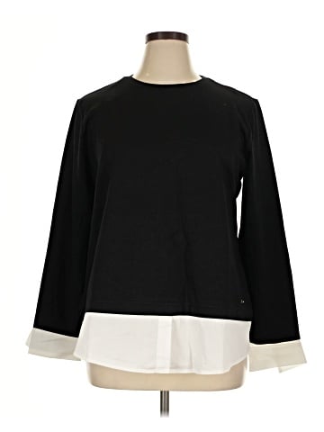 Jones New York Signature Long Sleeve Blouse (view 1)