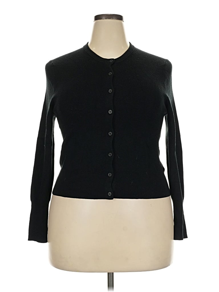 Pre-owned Jcrew Cardigan Sweater In Black
