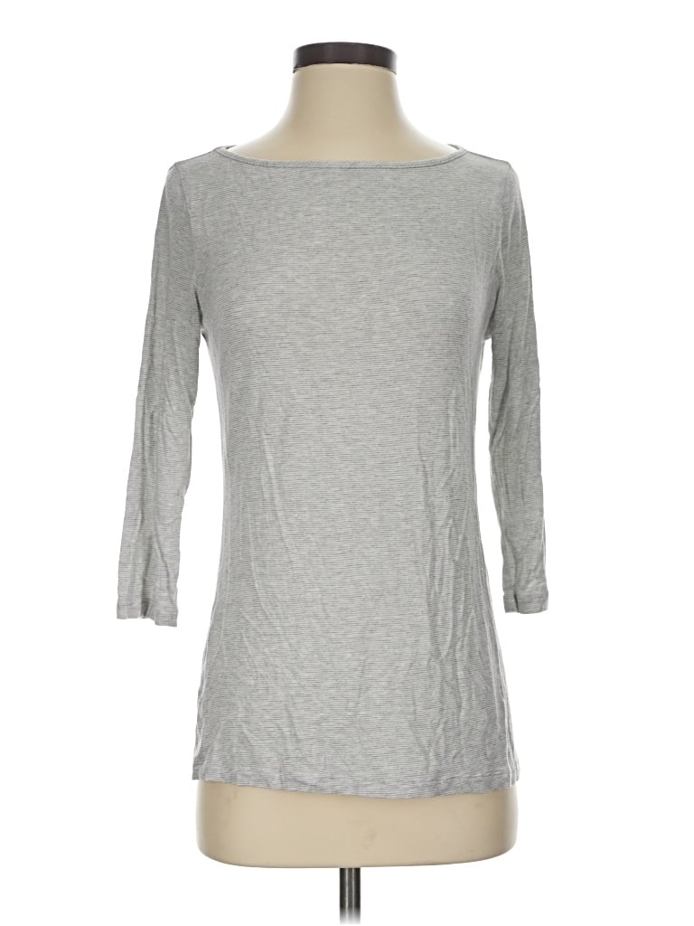 Pre-owned Amour Vert 3/4 Sleeve T-shirt In Gray