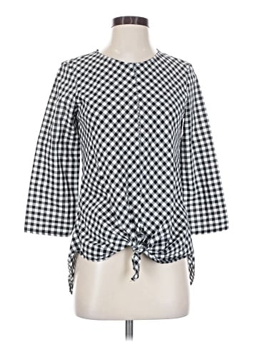 Zara Basic 3/4 Sleeve Blouse (view 1)