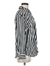 Olive and Oak 100% Polyester Stripes Black Long Sleeve Blouse Size M - photo 4