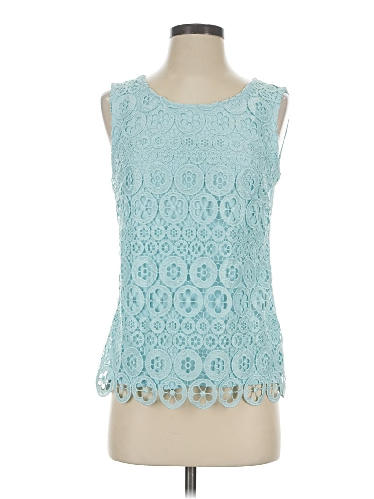 Pre-owned Talbots Sleeveless Blouse In Teal
