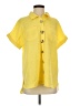 John Mark Yellow Short Sleeve Button-Down Shirt Size S - photo 1