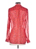 Kut from the Kloth 100% Polyester Red Long Sleeve Blouse Size S - photo 2