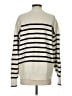 Uniqlo 100% Cotton Stripes Ivory Pullover Sweater Size S - photo 2