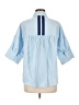 Cicy Bell 100% Polyester Blue 3/4 Sleeve Blouse Size M - photo 2