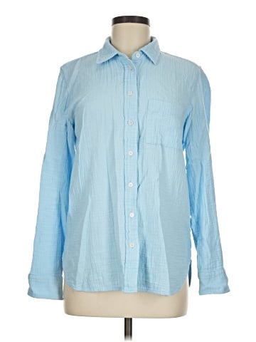 J.Crew Factory Store Long Sleeve Button-Down Shirt (view 1)