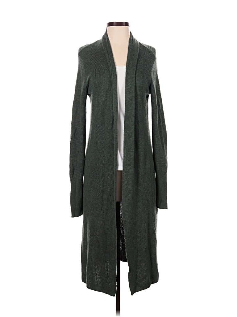 Pre-owned Leith Cardigan Sweater In Green