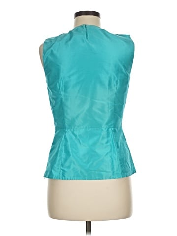 Oscar De La Renta Sleeveless Silk Top (view 2)