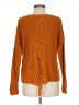 Lucky Brand 100% Cotton Orange Pullover Sweater Size M - photo 2