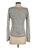 Emma James 100% Rayon Metallic Silver Pullover Sweater Size S - photo 2