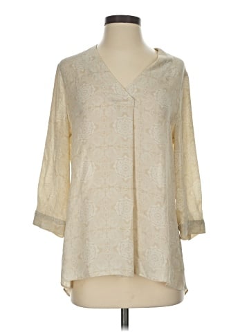 Rose + Olive 3/4 Sleeve Blouse (view 1)