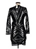 Express 100% Polyester Black Cocktail Dress Size Med Petite - photo 2