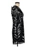 Express 100% Polyester Black Cocktail Dress Size Med Petite - photo 4