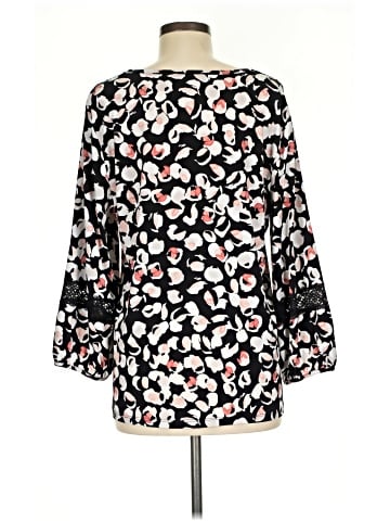 Karl Lagerfeld Paris Long Sleeve Blouse (view 2)
