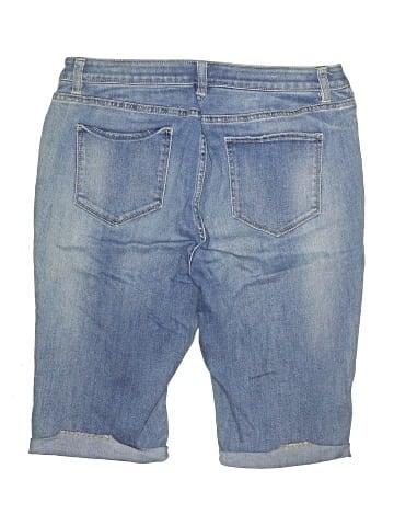 Soho JEANS NEW YORK & COMPANY Denim Shorts (view 2)