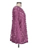 Easel Purple Long Sleeve Blouse Size L - photo 4
