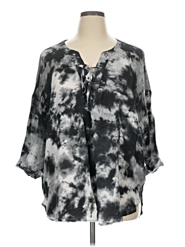 a.n.a. A New Approach 3/4 Sleeve T-Shirt (view 1)