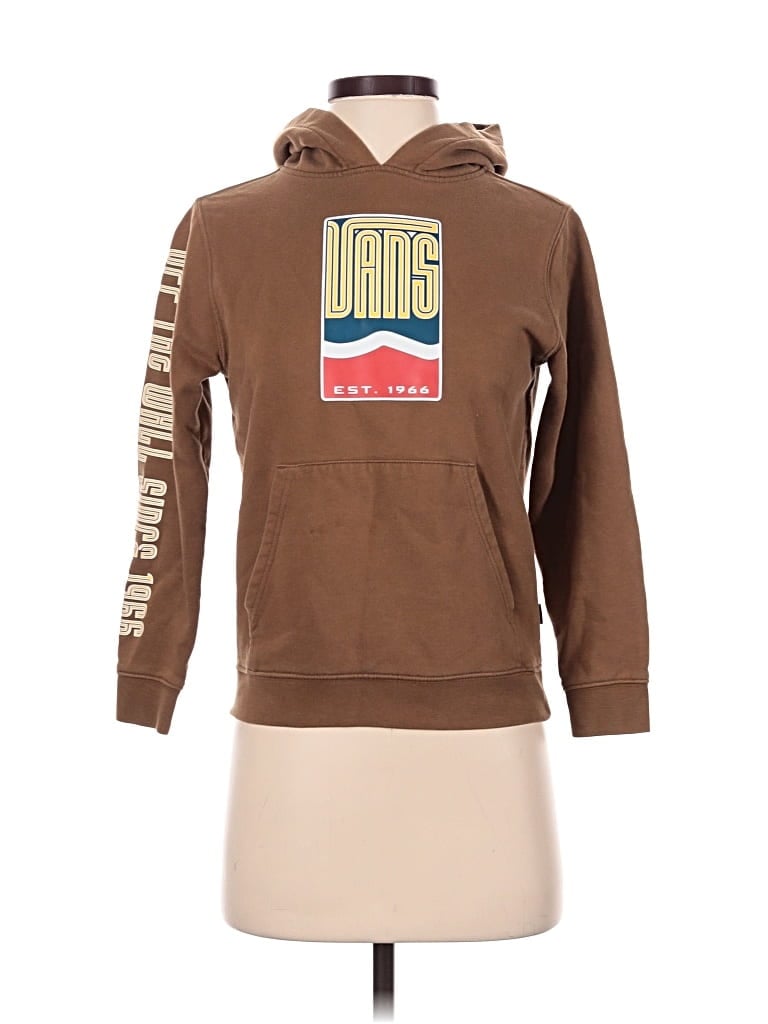 Pre-owned Vans Sweatshirt In Brown