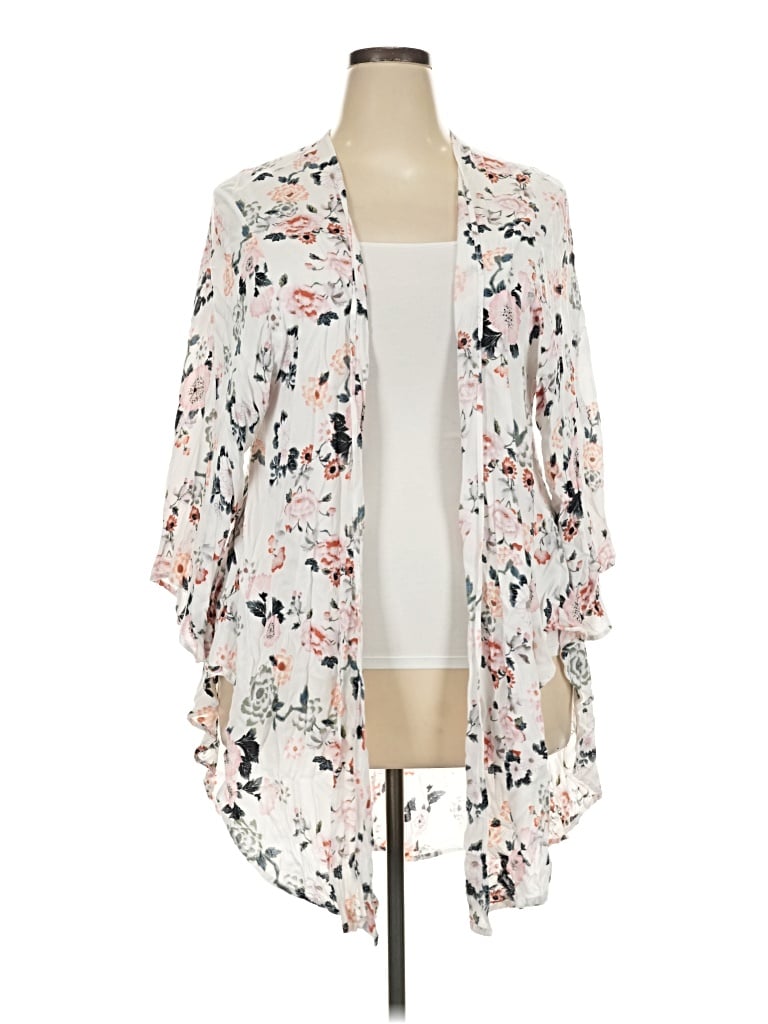 Pre-owned Torrid Kimono In White