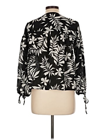 Tucker 3/4 Sleeve Silk Top (view 2)