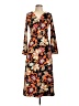 TU Print Orange Casual Dress Size 10 - photo 1