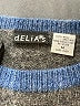 Delia's 100% Wool Color Block Gray Wool Pullover Sweater Size M - photo 6