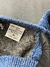 Delia's 100% Wool Color Block Gray Wool Pullover Sweater Size M - photo 7