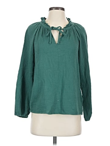 J.Crew Factory Store Long Sleeve Blouse (view 1)