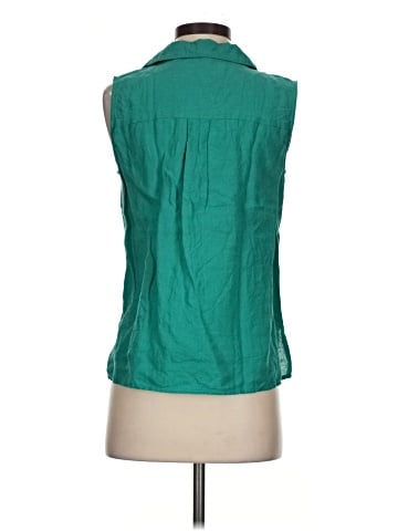 Eileen Fisher Sleeveless Button-Down Shirt (view 2)