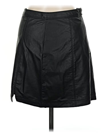 Abercrombie & Fitch Faux Leather Skirt (view 2)