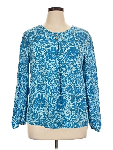 Sundance Long Sleeve Silk Top (view 1)