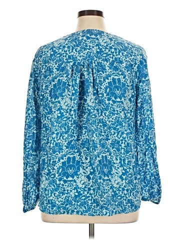 Sundance Long Sleeve Silk Top (view 2)