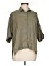 Everlane Green 3/4 Sleeve Button-Down Shirt Size M - photo 1