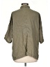 Everlane Green 3/4 Sleeve Button-Down Shirt Size M - photo 2