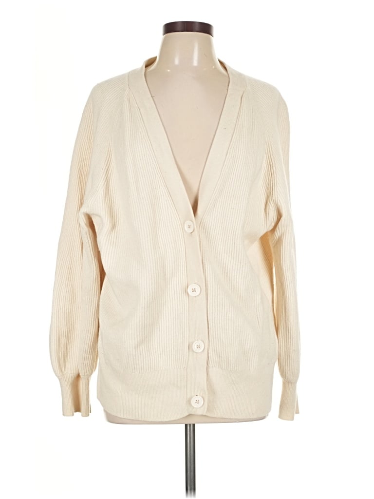 Pre-owned Babaton Cardigan Sweater In Ivory