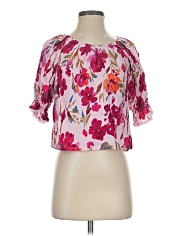 Nicole Miller Short Sleeve Blouse (view 1)