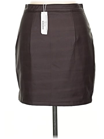 Gentle Fawn Faux Leather Skirt (view 2)