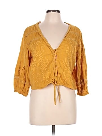 Free People 3/4 Sleeve Blouse (view 1)