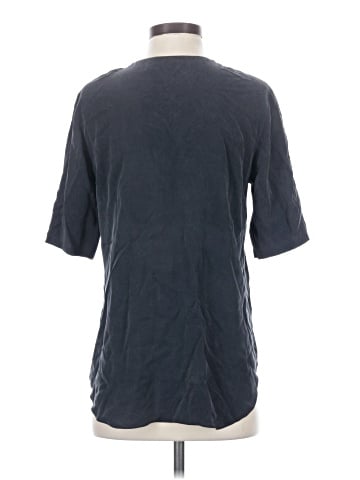 Theory Short Sleeve Silk Top (view 2)