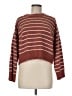 T Tahari Stripes Brown Pullover Sweater Size M - photo 1