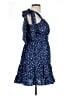 Francesca's 100% Polyester Stars Blue Casual Dress Size L - photo 4