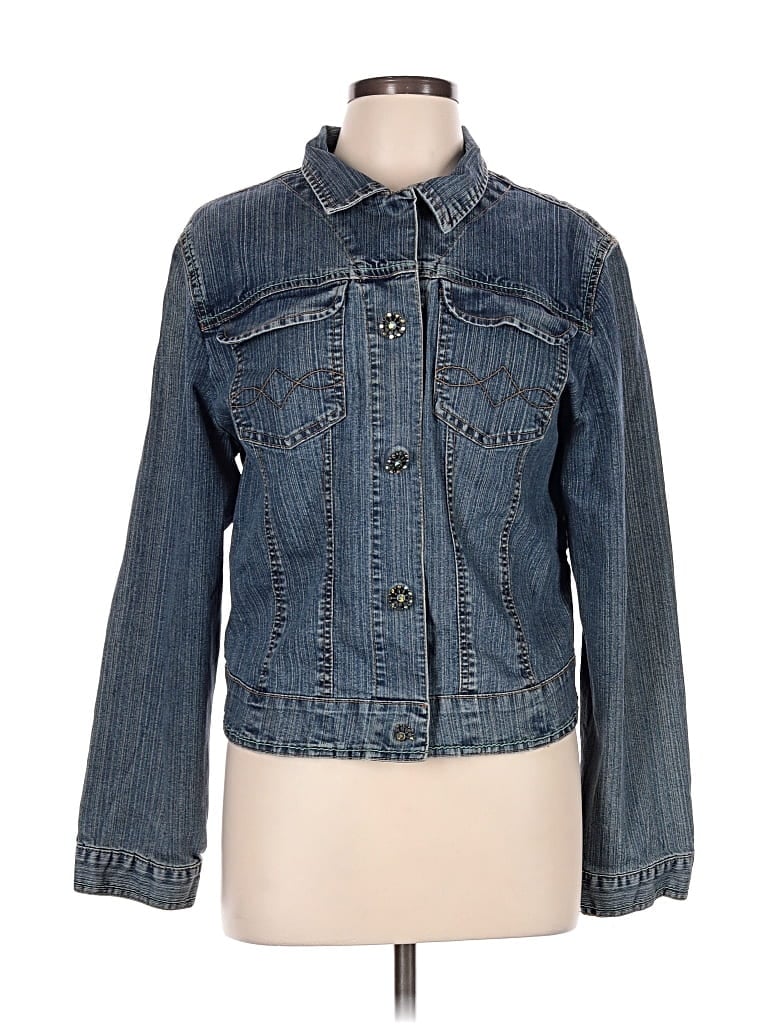 Pre-owned Cabi Denim Jacket In Blue