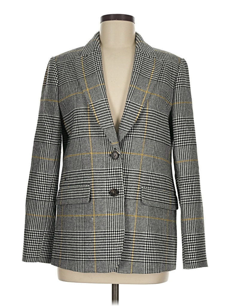 Pre-owned Jcrew Blazer Jacket In Gray