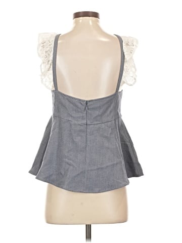 Line & Dot Sleeveless Blouse (view 2)